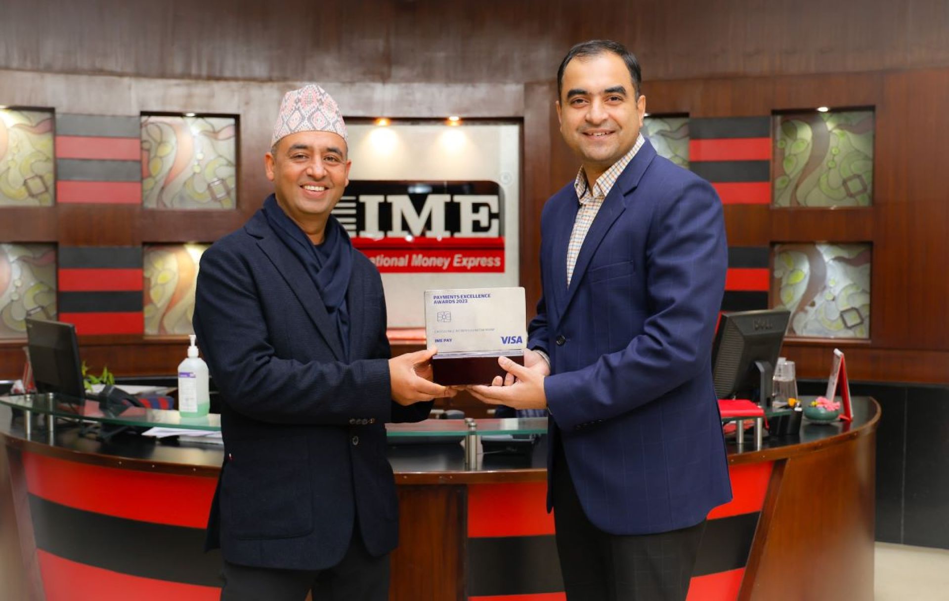 आइएमई पेले पायो ‘भिजा पार्टनरसिप’ अवार्ड